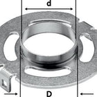 Festool KR-D 40,0/OF 1400 Kopierring ( 492186 ) für OF 1400