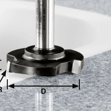 Festool HW D 52/R1ss S12 Planfräser ( 492701 ) für OF 1400, OF 2000, OF 2200