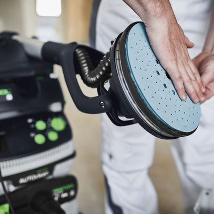 Festool STF D225/128 P120 GR/5 Schleifscheibe Granat ( 205666 ) für Langhalsschleifer PLANEX LHS 2 225 EQ(I), PLANEX 225 EQ, PLANEX LHS-E 225 easy, PLANEX LHS 2-M 225 EQ