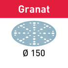 Festool STF D150/48 P180 GR/10 Disco de amolar granate 150 mm P 180 10 piezas ( 575158 ) para RO 150, ES 150, ETS 150, ETS EC 150, LEX 150, WTS 150, HSK-D 150