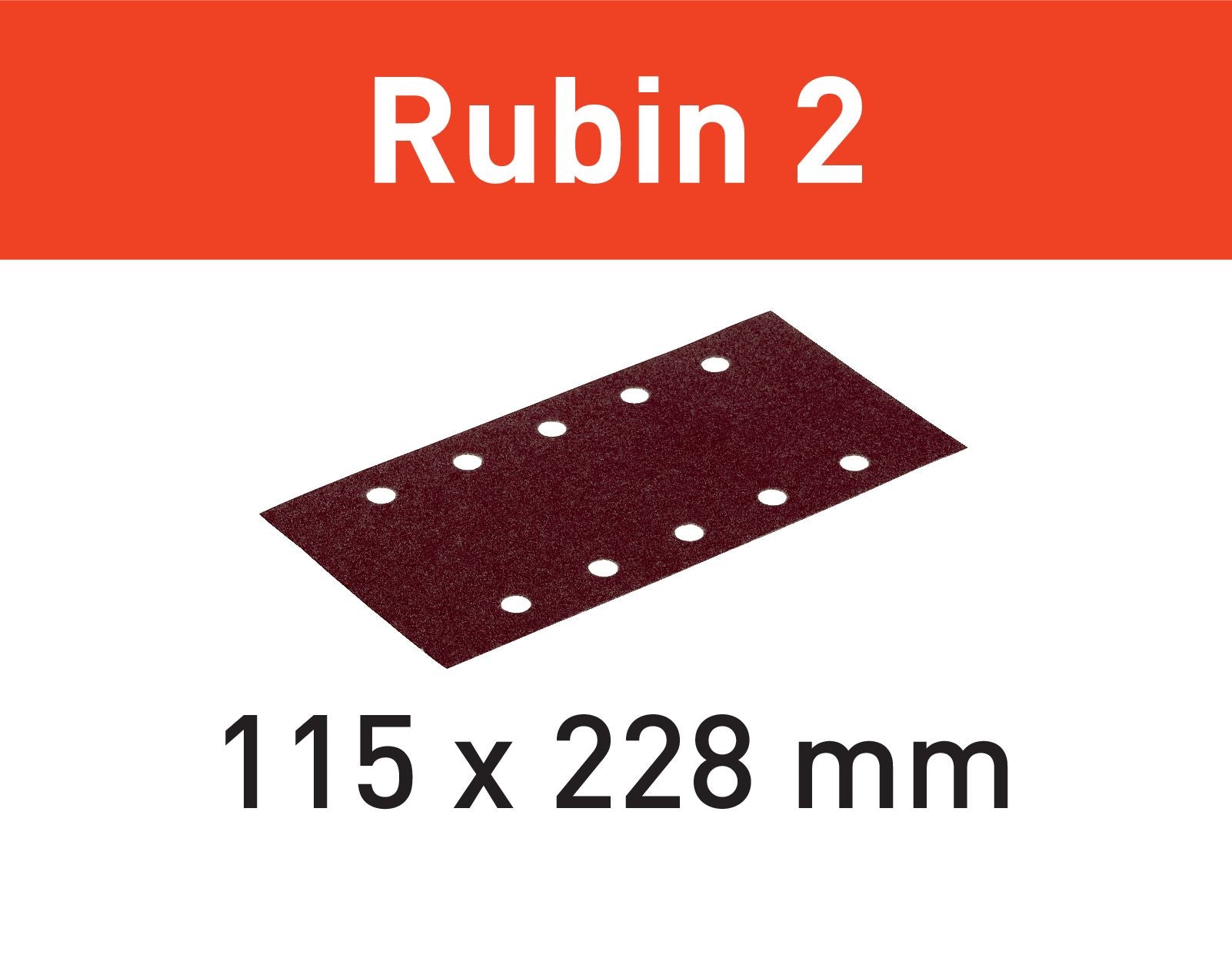 Festool STF 115X228 P180 RU2 50 Schleifstreifen Rubin 2 499036 fuer RS 200 RS 2 RS 100 RS 100 C RS 1 RS 1 C HSK A 115 x 226 0 - toolbrothers