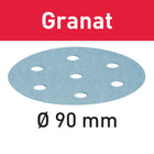 Festool STF D90/6 P220 GR/100 disque abrasif grenat (497370) pour RO 90 DX