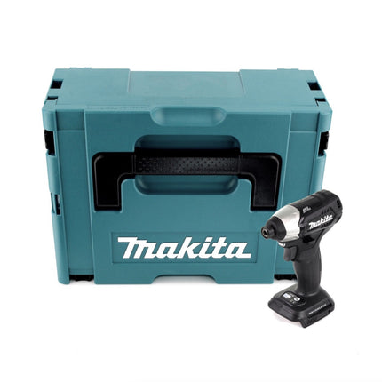 Makita DTD 155 ZJB Akku Schlagschrauber 18 V Brushless Sonderausgabe schwarz im MAKPAC - ohne Akku, ohne Ladegerät - Toolbrothers