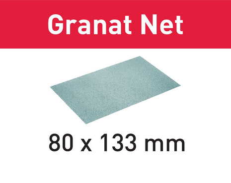 Festool STF 80x133 P240 GR NET/50 malla abrasiva Granate Net (203291) para RTS 400, RTSC 400, RS 400, RS 4, LS 130, HSK-A 80x130, HSK 80x133