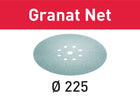 Festool STF D225 P320 GR NET/25 malla abrasiva Granate Net (203319) para lijadoras de cuello largo PLANEX LHS 2 225 EQ(I), PLANEX 225 EQ, PLANEX LHS-E 225 easy, PLANEX LHS 2-M 225 EQ