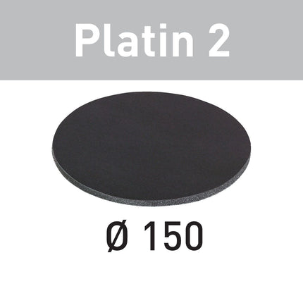 Festool STF D150/0 S500 PL2/15 Schleifscheibe Platin 2 ( 492369 ) für RO 150, ES 150, ETS 150, ETS EC 150, LEX 150, WTS 150, HSK-D 150