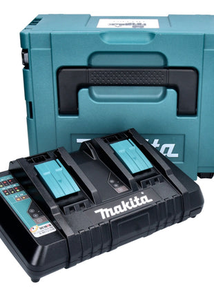 Makita DC 18 RD ZJ Doppel Schnellladegerät 14,4 V - 18 V LXT + Makpac - Toolbrothers