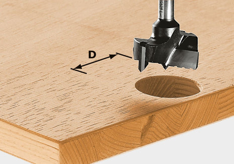 Fresa de montaje Festool HW S8 D20 (491072) para OF 900, OF 1000, OF 1010, OF 1010 R, OF 1400, OF 2000, OF 2200