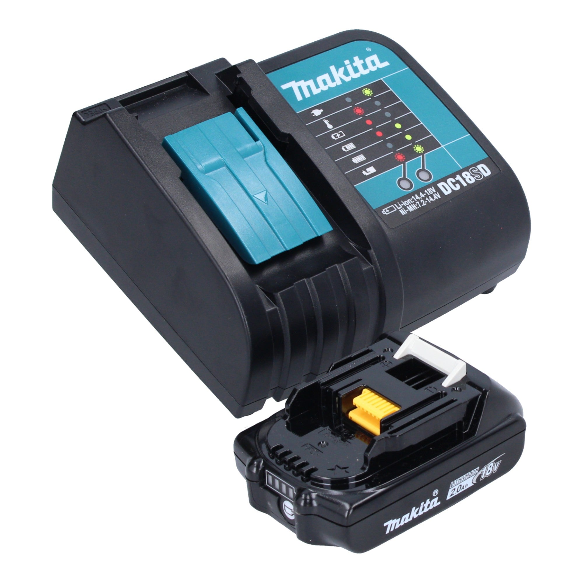 Makita DCL 182 SA1 B Akku Staubsauger 18 V Schwarz 1x Akku 2 0 Ah Ladegeraet 3 - toolbrothers