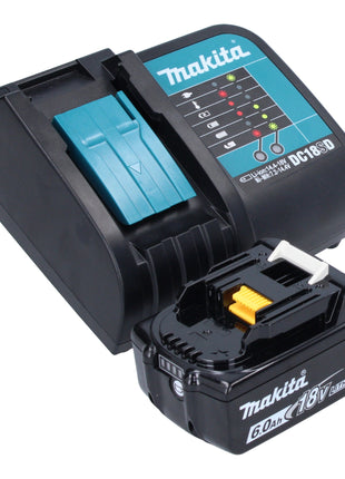 Makita DCL 182 SG1 B aspirador a batería 18 V negro + 1x batería 6,0 Ah + cargador