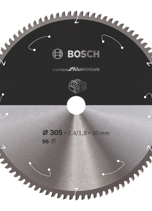 Lame circulaire Bosch Standard for Aluminium 305x2,4x30 mm 96Zhne ( 2608837782 )