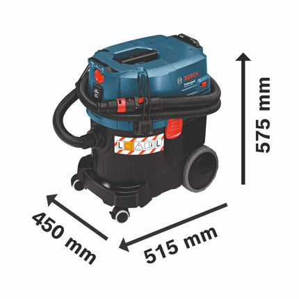 Bosch GAS 35 L SFC+ Aspirateur eau et poussière professionnel 1200 W 35 l classe de poussière L ( 06019C3000 )