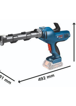 Bosch GCG 18V-310 Pistola a cartuccia professionale a batteria 18 V 310 ml 3,5 kN Solo ( 06019C4100 ) - senza batteria, senza caricabatterie