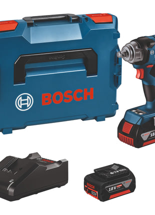 Atornillador de impacto inalámbrico Bosch GDS 18 V HC 330 Nm (06019L5003) + L-Boxx + 2x baterías 5,0 Ah + cargador