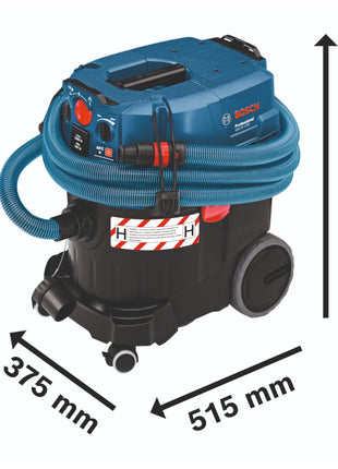 Bosch GAS 35 H AFC Aspiratore professionale a umido/secco 1200 W 35 l classe di polvere H ( 06019C3600 )