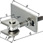 Cerniera GAH 130x30x80x150x34x65mm ( 3000200653 )