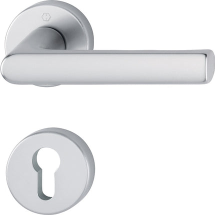 Juego de rosetas F1 de aluminio HOPPE Hamburg 1700 / 42KB/42KBS ( 3000203127 )