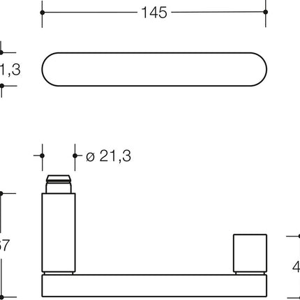 HEWI Juego de escudos 270XAH01.230 Acero inoxidable ( 3000207494 )