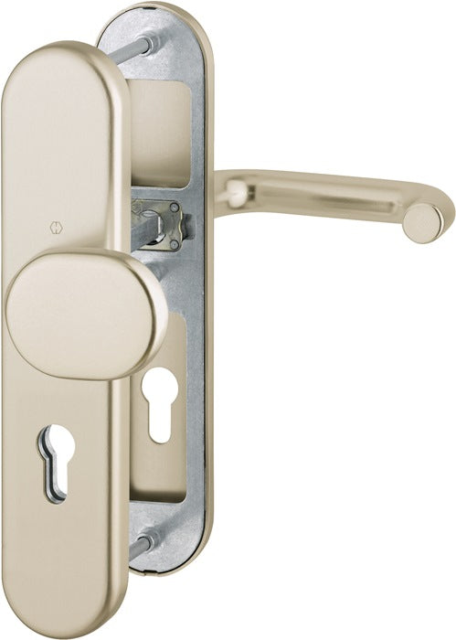 HOPPE Schutzgarnitur Paris 86G/3331/3310/138L Aluminium F2 ( 3000209102 )