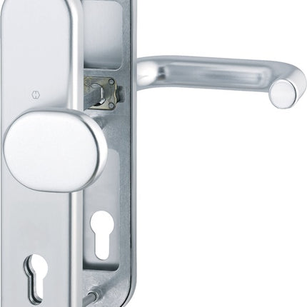 HOPPE Schutzgarnitur Paris 86G/3331/3310/138 Aluminium F1 ( 3000209105 )