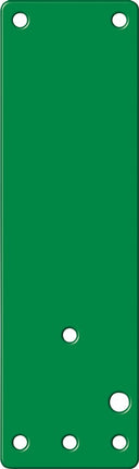 Placa de montaje GFS 901 670 Montaje en puertas cortafuegos ( 3000250547 )