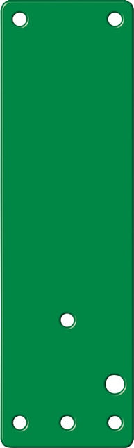 Placa de montaje GFS 901 670 Montaje en puertas cortafuegos ( 3000250547 )