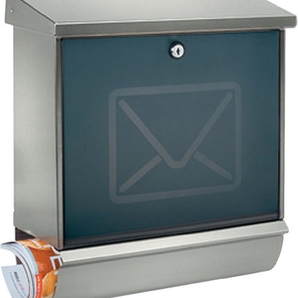 Cassetta postale BURG-WÄCHTER Lucca-Set 3713 Ni Altezza 440 mm Larghezza 380 mm Profondità 148 mm ( 3000253212 )