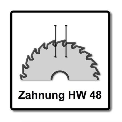 Makita SPECIALIZED Kreissägeblatt für Holz 165 x 20 x 1,85 mm 48 Zähne ( B-56764 ) - Toolbrothers