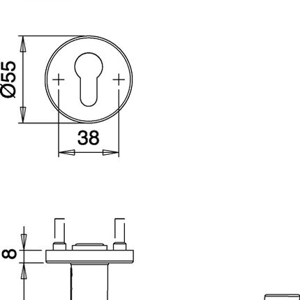 EDI fire protection set Riva FS 103/103 stainless steel F00 D/D ( 3000261396 )