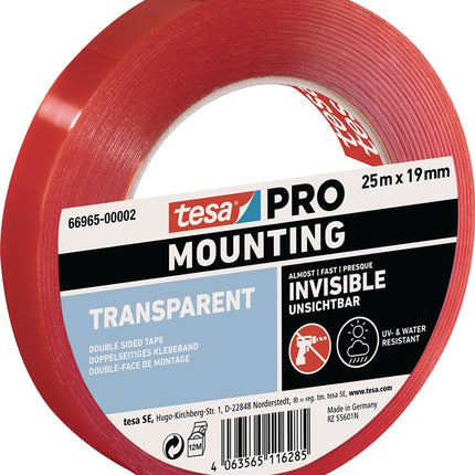Cinta de montaje TESA Mounting PRO Transparente 66965 transparente (3000265499)