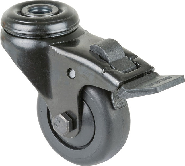 BS ROLLEN Swivel castor with brakes Wheel Ø 50 mm Load capacity 50 kg ( 3000275387 )