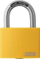 ABUS Zylindervorhangschloss T65AL/40 gelb Lock-Tag Schlosskörperbreite 43 mm ( 3000280255 )