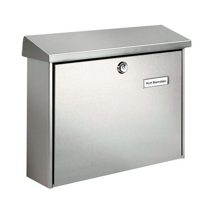 BURG-WÄCHTER letter box Amrum 3867 Ni height 320 mm width 377 mm depth 115 mm ( 3000290113 )