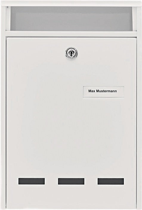 BURG-WÄCHTER Briefkasten Wismar 771 W Höhe 315 mm Breite 215 mm Tiefe 75 mm ( 3000290155 )