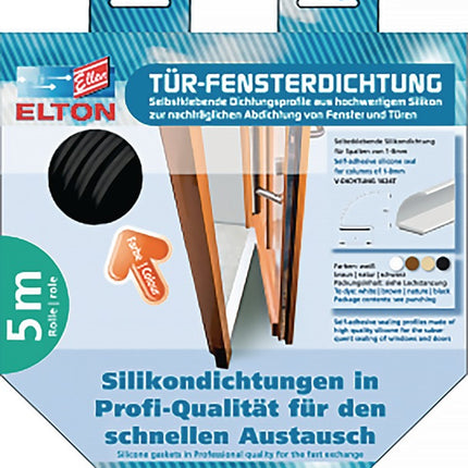 ELLEN Türanschlagdichtung 1024T DIY Länge 6 m Breite 7 mm selbstklebend ( 3327023222 )