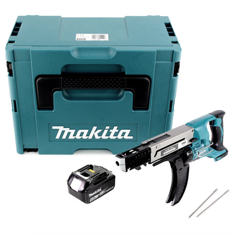 Makita DFR 750 M1J Akku Magazinschrauber 18 V 45-75mm + 1x Akku 4,0Ah + Makpac - ohne Ladegerät - Toolbrothers