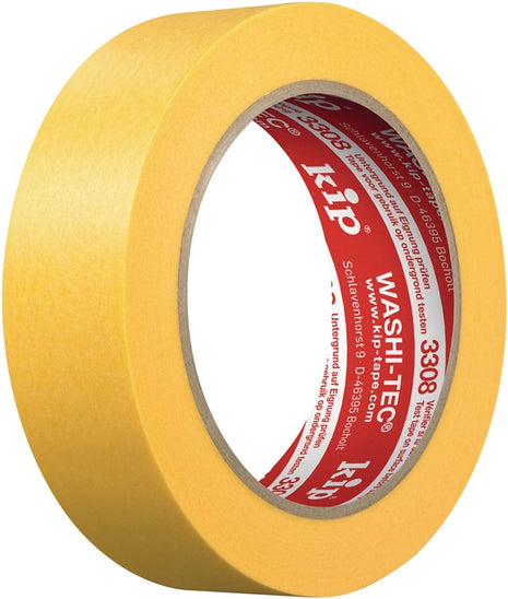 KIP masking tape 3308 WASHI-TEC(R) Premium Plus Goldkrepp(R) smooth ( 4000353254 )