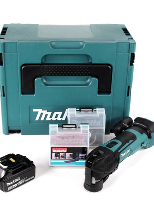 Makita DTM 51 F1JX2 Akku Multifunktionswerkzeug 18 V + 1x Akku 3,0 Ah + 39 tlg. Zubehör Set + Makpac - ohne Ladegerät - Toolbrothers