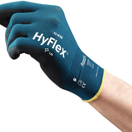 ANSELL Handschuhe HyFlex® 11-616 Größe 10 grünblau/schwarz ( 4000371329 )
