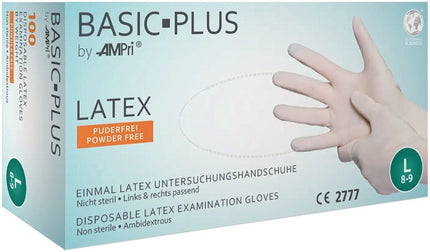 AMPRI disposable gloves Basic Plus size M light beige ( 4000371510 )
