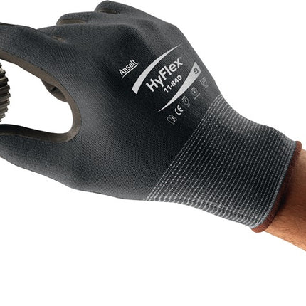 ANSELL Handschuhe HyFlex® 11-840 Größe 9 schwarz/grau ( 4000371655 )