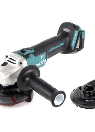 Makita DGA 504 Z Akku Winkelschleifer 18 V 125mm Brushless Solo + Absaughaube - ohne Akku, ohne Ladegerät - Toolbrothers