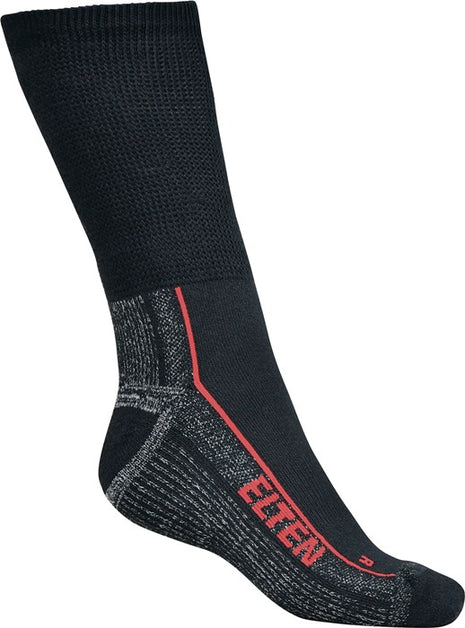 Chaussettes fonctionnelles ELTEN Perfect Fit Socks ESD (Carbon) taille 35-38 noir/gris ( 4000374855 )