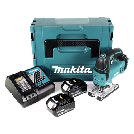 Makita DJV 182 RGJ Akku Pendelhubstichsäge 18V Brushless + 2x Akku 6,0Ah + Ladegerät + Makpac - Toolbrothers
