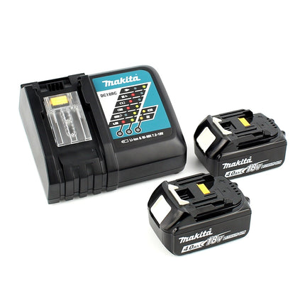 Makita DGA 517 RMJ Akku Winkelschleifer 18 V 125 mm Brushless + 2x Akku 4,0 Ah + Ladegerät + Makpac - Toolbrothers