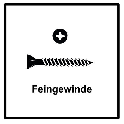 Technofast FF3930RD 5000 x Gipskartonschrauben Trockenbauschrauben 3,9 x 30 PH2 Feingewinde - Toolbrothers