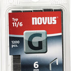 NOVUS Flachdrahtklammer G Typ 11 B10,6xL6mm ( 4000813876 )