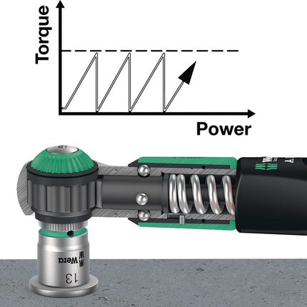 Llave dinamométrica WERA Safe-Torque A 2 Llave dinamométrica 1/4 ″ 2 - 12 Nm ( 4000822455 )