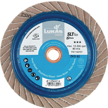 LUKAS Fächerscheibe SLT flex Ø 125 mm Körnung 40 flach ( 4000840345 )