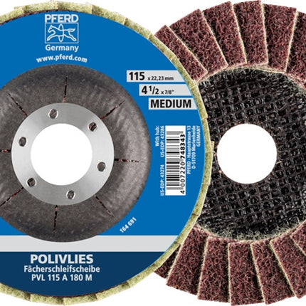 PFERD Fächerscheibe POLIVLIES Ø 115 mm Körnung mittel ( 4000842603 )